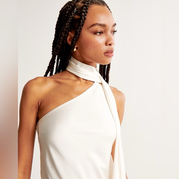 Abercrombie & Fitch Scarf Slip Mini Dress Size Small - Picture 3 of 9